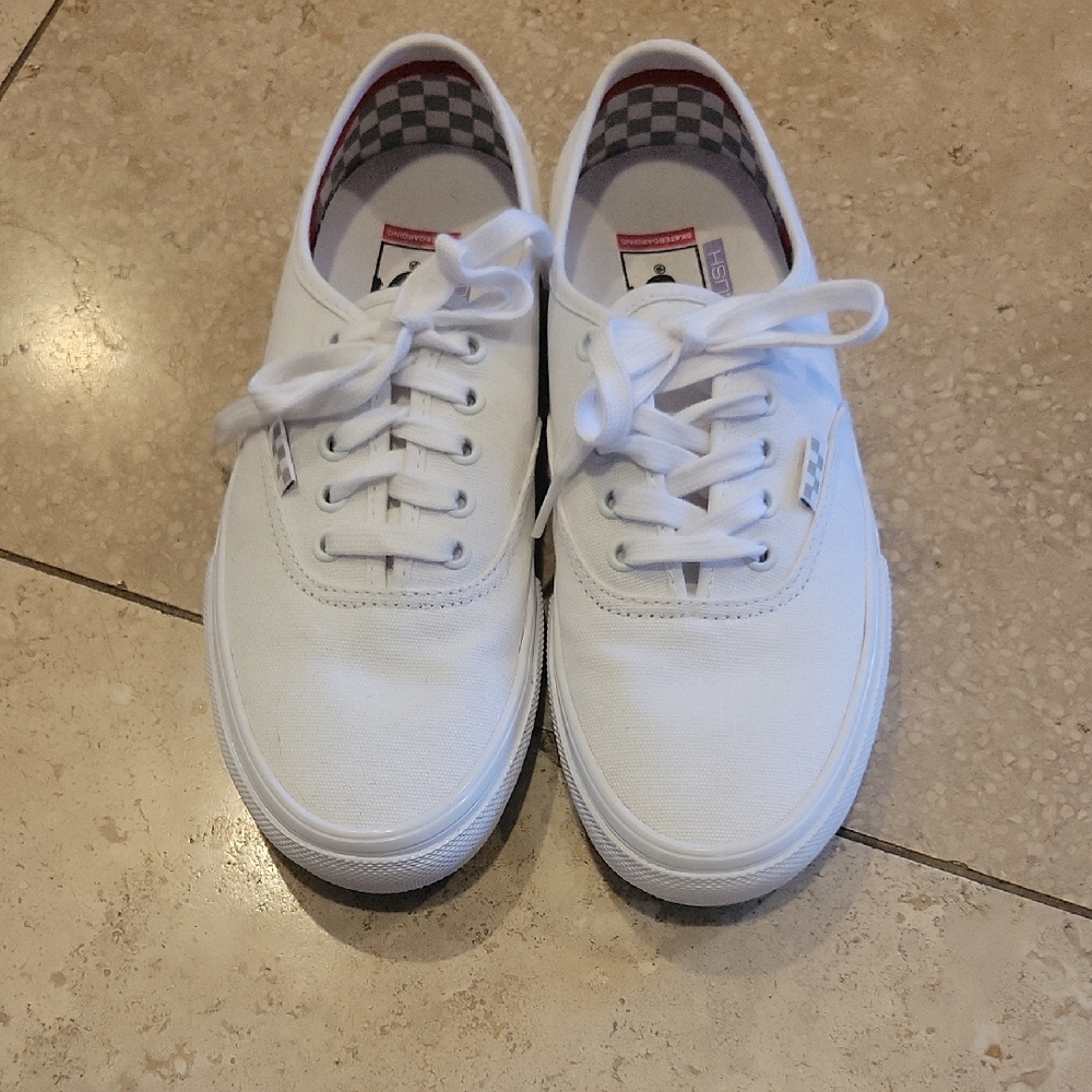 Classic White Canvas Sneakers
